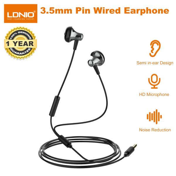 Wired Stereo Headset In Ear Earphone HP08