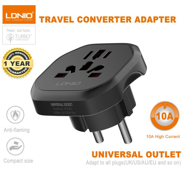 LDNIO Z7 Travel Adapter Conversion Socket