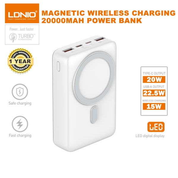 𝐋𝐃𝐍𝐈𝐎 𝟐𝟎𝟎𝟎𝟎 𝐦𝐀𝐡 𝐖𝐢𝐫𝐞𝐥𝐞𝐬𝐬 𝐏𝐨𝐰𝐞𝐫 𝐁𝐚𝐧𝐤 𝐰𝐢𝐭𝐡 𝐋𝐄𝐃 𝐃𝐢𝐬𝐩𝐥𝐚𝐲.