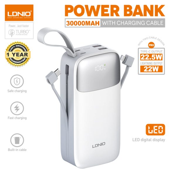 LDNIO PQ30 30000mAh Power Bank