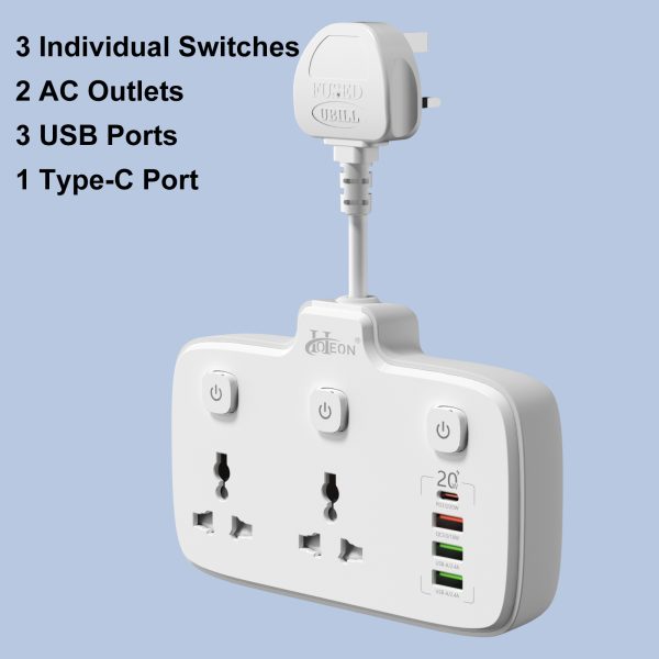 Hoteon 03 EXB UK Plug (White)