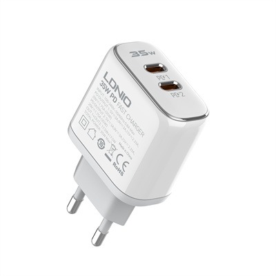 LDNIO A2528C Charger EU Plug (White)