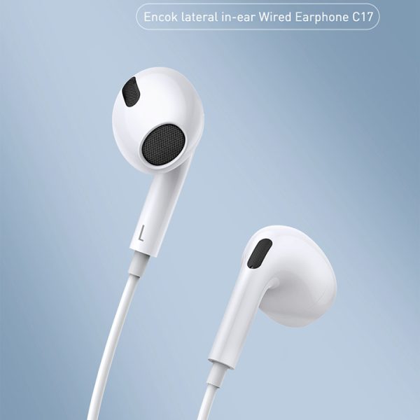 Baseus Encok C17 Type-C Wired Earphones – 14mm Driver, DAC Chip & Clear Mic